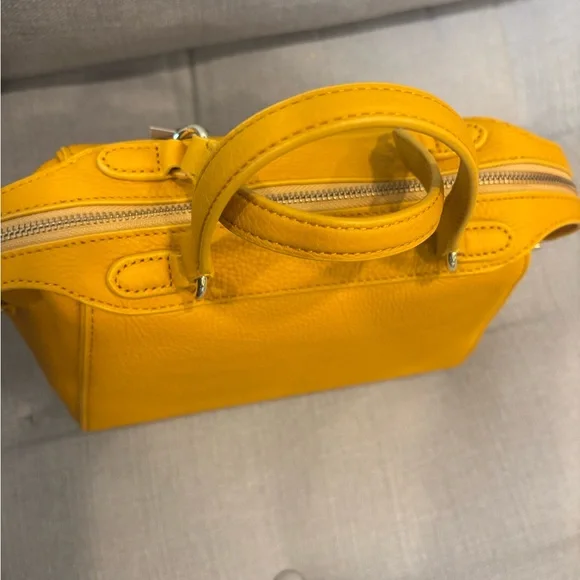 Yellow Leather Handbag for Spring + Summer - Picture 3 of 6